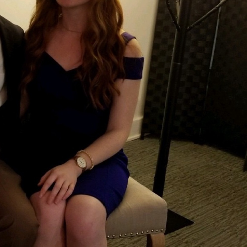 Eliza J Royal Blue Midi Dress - Picture 4 of 8